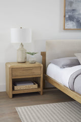 Furano Ginger One Drawer One Shelf Ash Wood Nightstand by Modus Furniture at Eve Furniture
