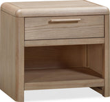 Furano Ginger One Drawer One Shelf Ash Wood Nightstand by Modus Furniture at Eve Furniture
