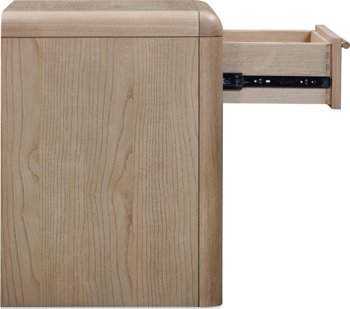 Furano Ginger One Drawer One Shelf Ash Wood Nightstand by Modus Furniture at Eve Furniture