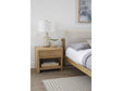 Furano Ginger One Drawer One Shelf Ash Wood Nightstand by Modus Furniture at Eve Furniture