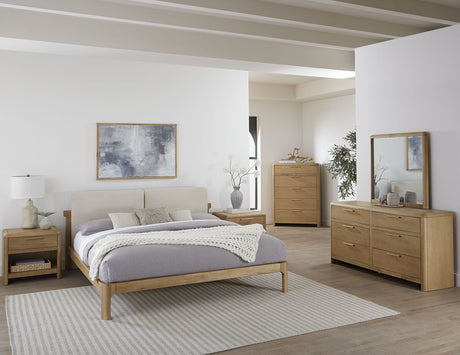 Furano Ginger Six Drawer Ash Wood Dresser by Modus Furniture at Eve Furniture
