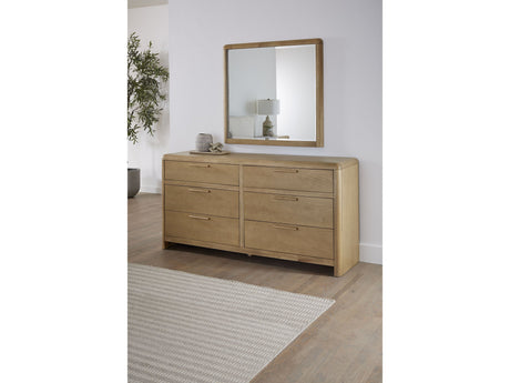 Furano Ginger Six Drawer Ash Wood Dresser by Modus Furniture at Eve Furniture