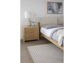 Furano Ginger Three Drawer Ash Wood Nightstand by Modus Furniture at Eve Furniture