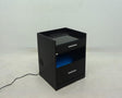Furda Black Ash 2-drawer Led Nightstand Bedside Table With Speaker by Coaster at Eve Furniture