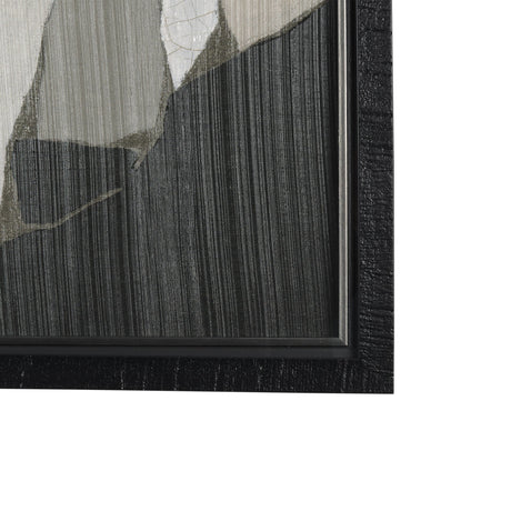 Fusion by Mercana Studio a Hand Embellished Textured Framed Art Photograph Matted under Glass by Mercana at Eve Furniture
