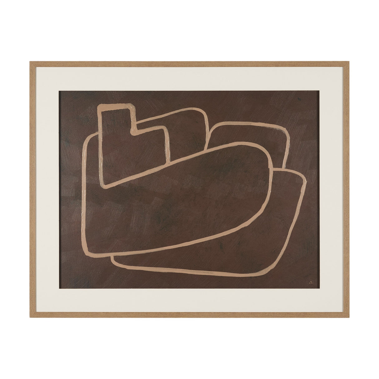 Fusion I by Mercana Studio Hand Embelished Textured Framed Artwork Matted under Glass by Mercana at Eve Furniture