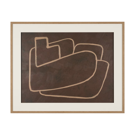 Fusion I by Mercana Studio Hand Embelished Textured Framed Artwork Matted under Glass by Mercana at Eve Furniture