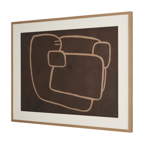 Fusion II by Mercana Studio Hand Embelished Textured Framed Artwork Matted under Glass by Mercana at Eve Furniture