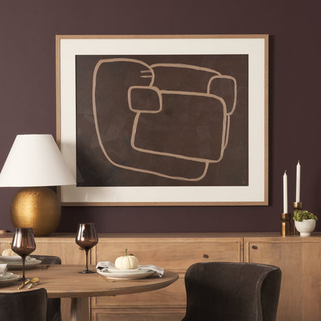 Fusion II by Mercana Studio Hand Embelished Textured Framed Artwork Matted under Glass by Mercana at Eve Furniture