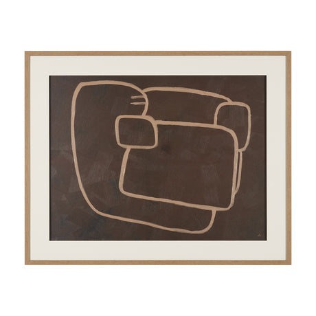 Fusion II by Mercana Studio Hand Embelished Textured Framed Artwork Matted under Glass by Mercana at Eve Furniture