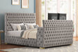 Future Gray King Platform Bed by Happy Homes at Eve Furniture