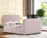 Future Pink King Platform Bed by Happy Homes at Eve Furniture