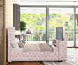 Future Pink King Platform Bed by Happy Homes at Eve Furniture