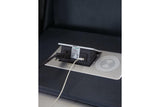 Fyne-Dyme Sapphire Dual Power Reclining Sofa and Loveseat by Ashley at Eve Furniture