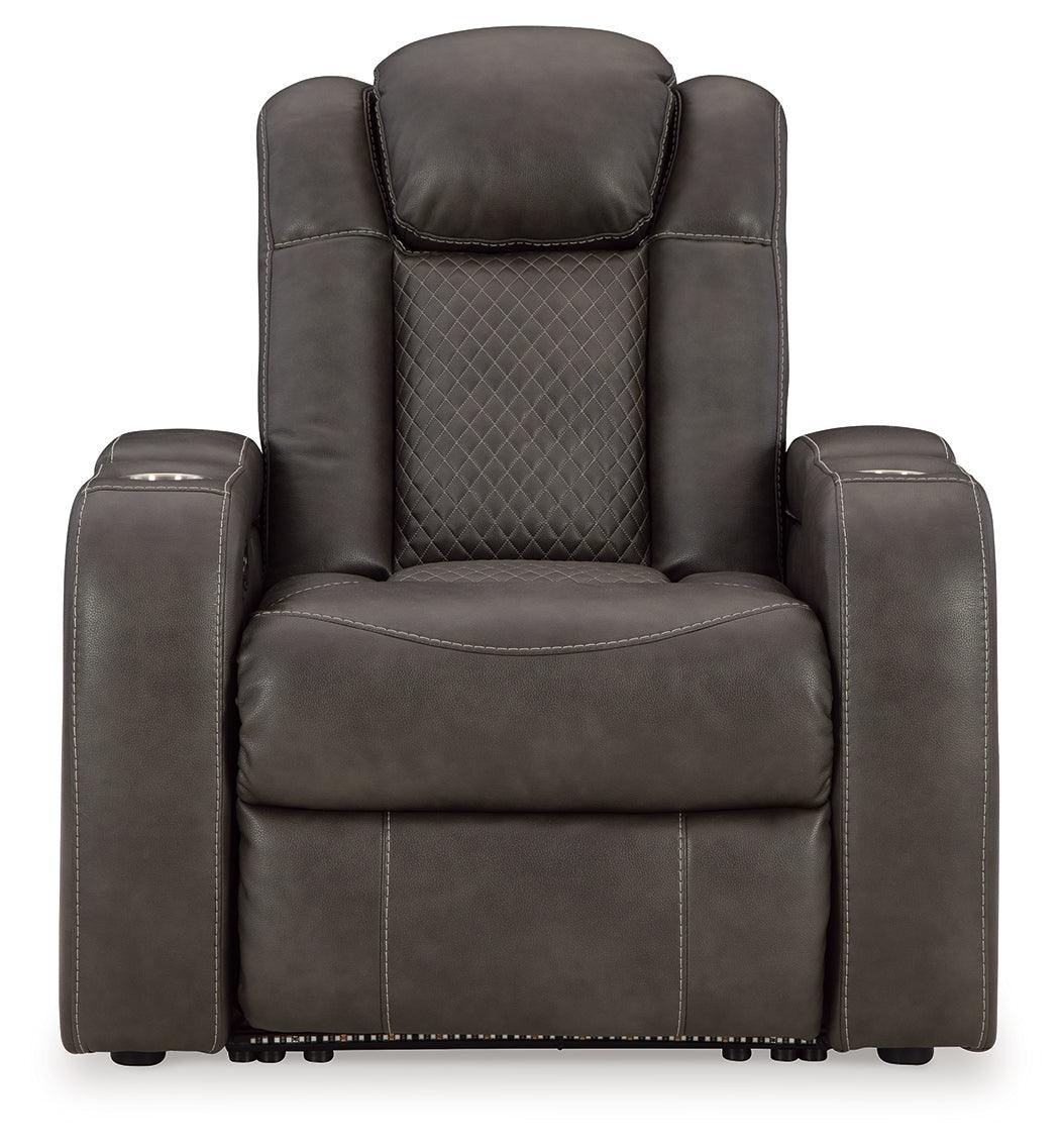 Fyne-Dyme Shadow Dual Power Recliner by Ashley at Eve Furniture