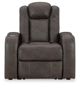 Fyne-Dyme Shadow Dual Power Recliner by Ashley at Eve Furniture