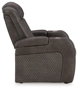 Fyne-Dyme Shadow Dual Power Recliner by Ashley at Eve Furniture