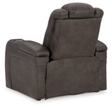 Fyne-Dyme Shadow Dual Power Recliner by Ashley at Eve Furniture