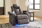 Fyne-Dyme Shadow Dual Power Recliner by Ashley at Eve Furniture