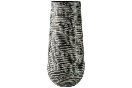 Fynn Antique Gray Vase by Ashley at Eve Furniture
