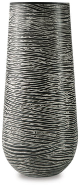 Fynn Antique Gray Vase by ASHLEY FURNITURE at Eve Furniture