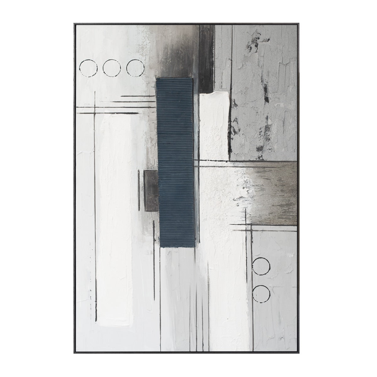 Palette Linear Landscape Hand Painted Framed Diptych by Home Trends & Design at Eve Furniture