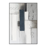 Palette Linear Landscape Hand Painted Framed Diptych by Home Trends & Design at Eve Furniture