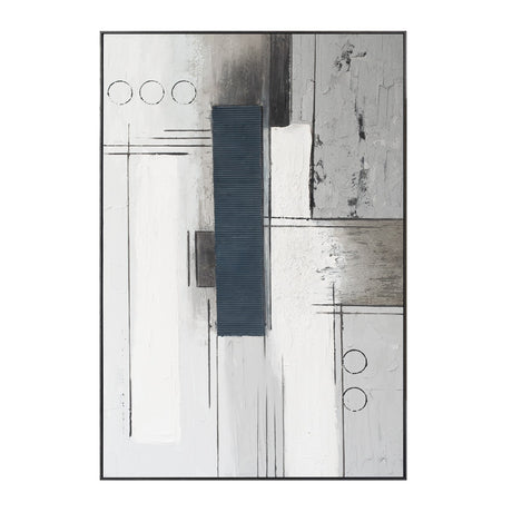 Palette Linear Landscape Hand Painted Framed Diptych by Home Trends & Design at Eve Furniture