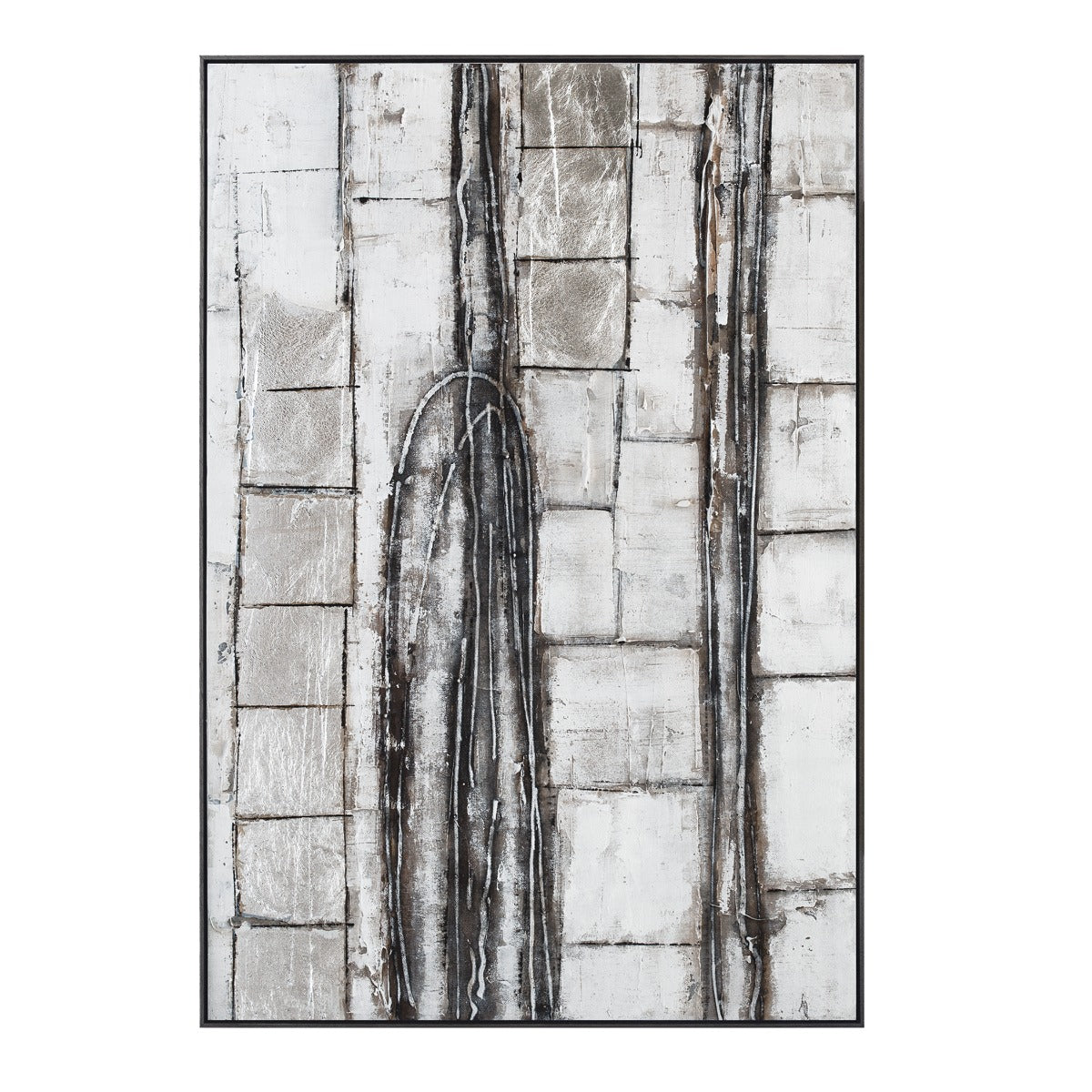 Palette Nature Canvas Hand Painted Framed Diptych by Home Trends & Design at Eve Furniture