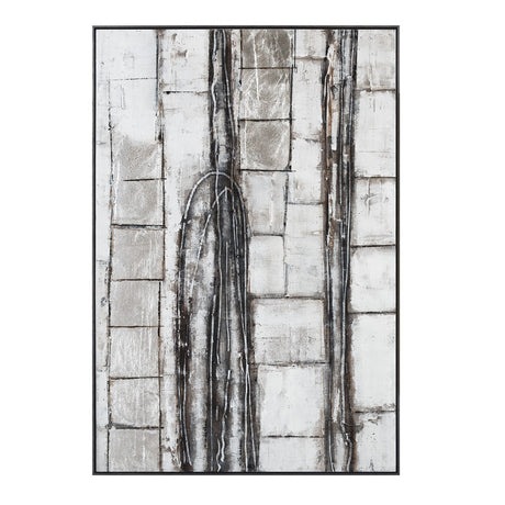 Palette Nature Canvas Hand Painted Framed Diptych by Home Trends & Design at Eve Furniture