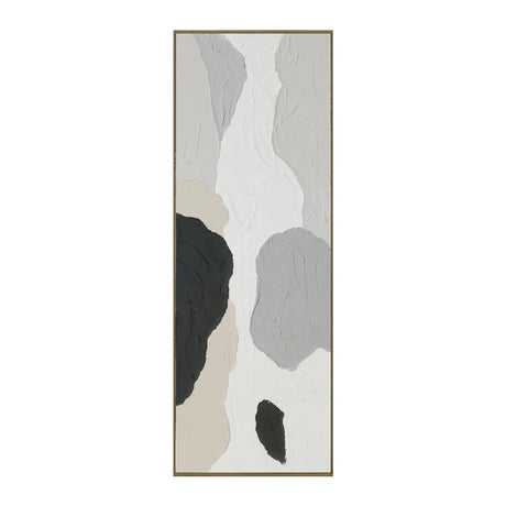 Palette Ripped Reflections Hand Painted Framed Triptych by Home Trends & Design at Eve Furniture