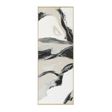 Palette Serenity Hand Painted Framed Triptych by Home Trends & Design at Eve Furniture