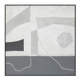 Palette Modern Slate Hand Painted Framed Diptych by Home Trends & Design at Eve Furniture