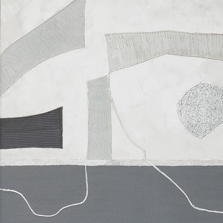 Palette Modern Slate Hand Painted Framed Diptych by Home Trends & Design at Eve Furniture