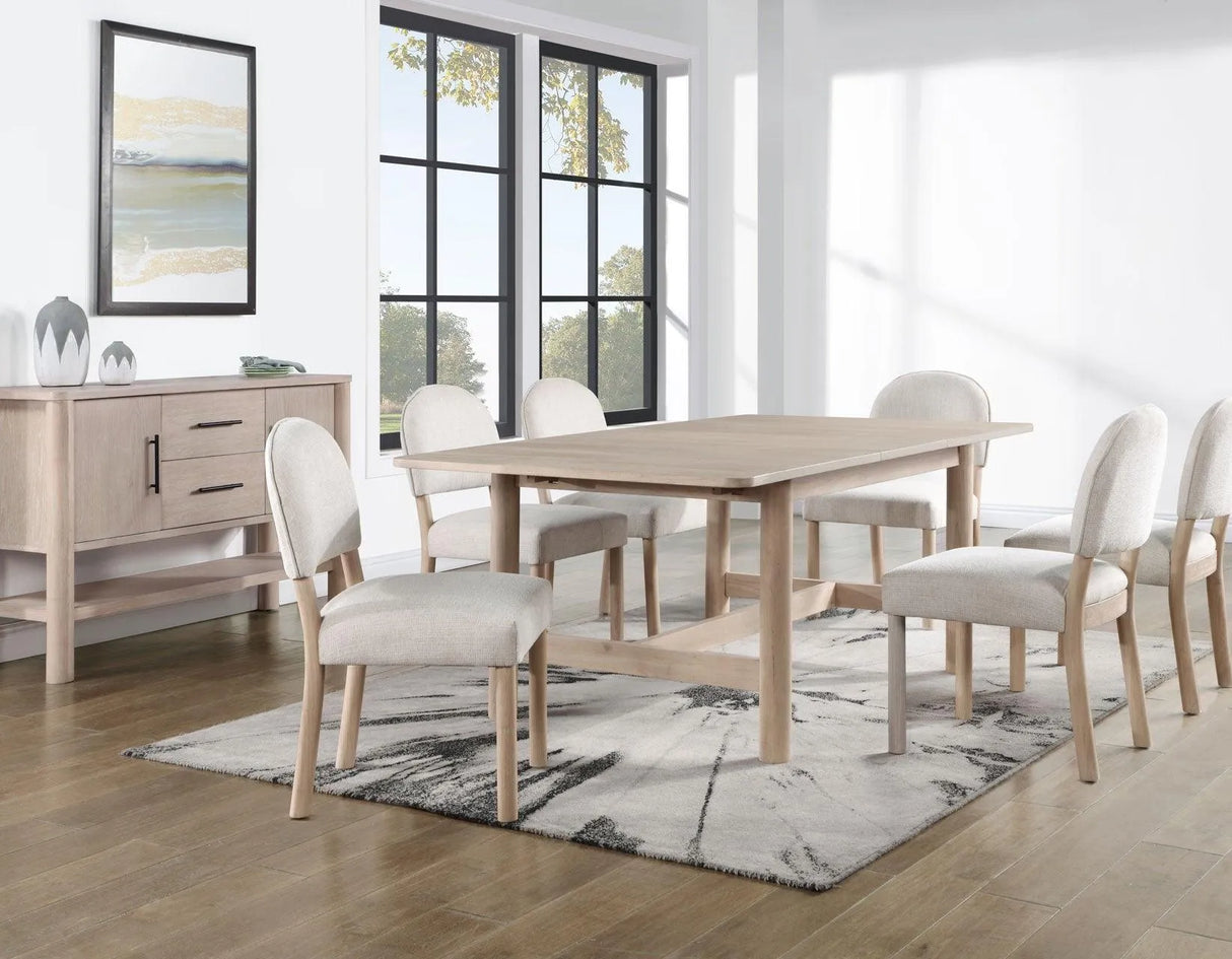 Gabby 60-78 inch Dining Table w/ 18-inch leaf by Steve Silver at Eve Furniture