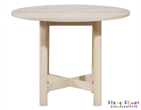 Gabby Washed Oak 5-Piece Kids Dining Table Set by Steve Silver at Eve Furniture