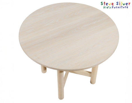 Gabby Washed Oak 5-Piece Kids Dining Table Set by Steve Silver at Eve Furniture