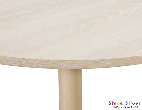 Gabby Washed Oak 5-Piece Kids Dining Table Set by Steve Silver at Eve Furniture