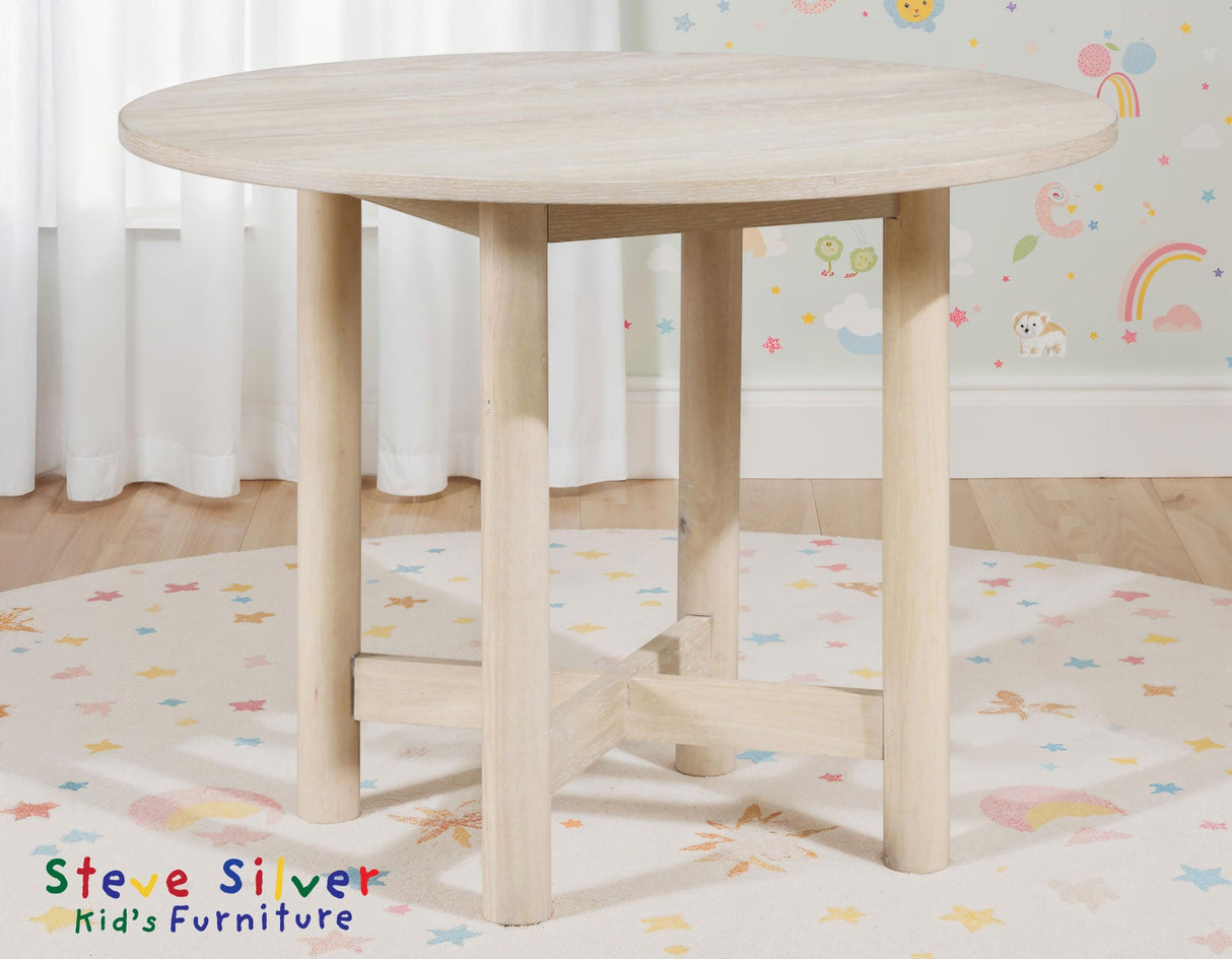 Gabby Washed Oak 5-Piece Kids Dining Table Set by Steve Silver at Eve Furniture