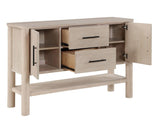 Gabby Beige 4-Drawers Console by Steve Silver at Eve Furniture