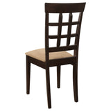 Gabriel Cappuccino 5-Piece Rectangular 59-inch Dining Room Set by Coaster at Eve Furniture