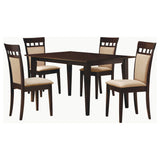 Gabriel Cappuccino 5-Piece Rectangular 59-inch Dining Room Set