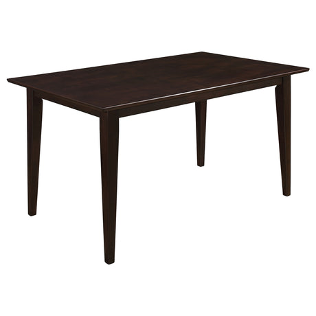 Gabriel Cappuccino 5-Piece Rectangular 59-inch Dining Room Set by Coaster at Eve Furniture