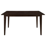 Gabriel Cappuccino 5-Piece Rectangular 59-inch Dining Room Set by Coaster at Eve Furniture