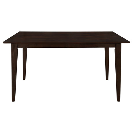 Gabriel Cappuccino 5-Piece Rectangular 59-inch Dining Room Set by Coaster at Eve Furniture