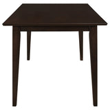 Gabriel Cappuccino 5-Piece Rectangular 59-inch Dining Room Set by Coaster at Eve Furniture