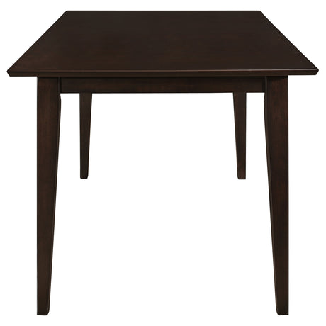 Gabriel Cappuccino 5-Piece Rectangular 59-inch Dining Room Set by Coaster at Eve Furniture