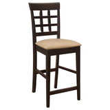 Gabriel Cappuccino 5-Piece Square Counter Height Dining Set by Coaster at Eve Furniture