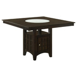 Gabriel Cappuccino 7-Piece Square Counter Height Dining Set by Coaster at Eve Furniture