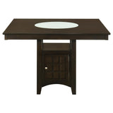 Gabriel Cappuccino 7-Piece Square Counter Height Dining Set by Coaster at Eve Furniture